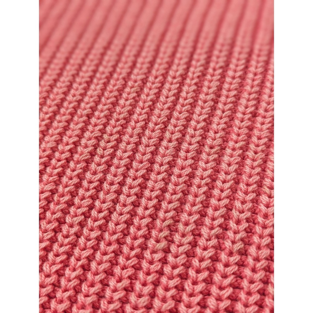 Tyler Boe Mineral Wash Sweater Pink Cotton Gold Zippers V- neck Swancore XS‎ - Picture 6 of 9